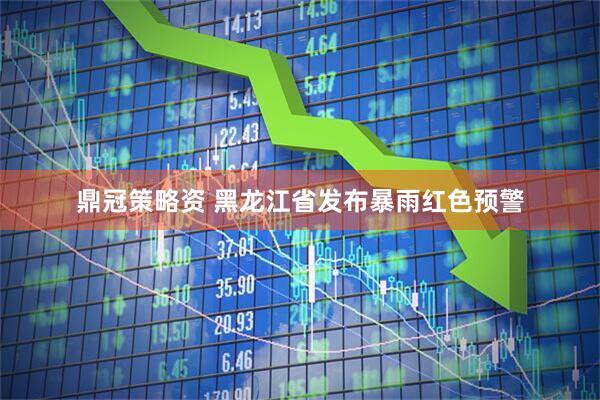 鼎冠策略资 黑龙江省发布暴雨红色预警